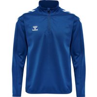 HUMMEL Herren Sweatshirt hmlCORE XK HALF ZIP POLY SWEAT, Größe M in Blau