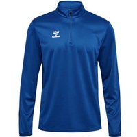 HUMMEL Herren Sweatshirt hmlESSENTIAL HALF-ZIP, Größe L in Blau
