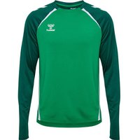 HUMMEL Herren Sweatshirt hmlLEAD 2.0 CREW SWEAT, Größe S in Grün