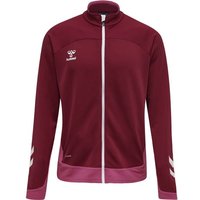 HUMMEL Herren Sweatshirt hmlLEAD POLY ZIP, Größe S in Rot