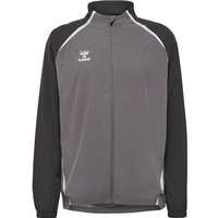 HUMMEL Herren Unterjacke hmlLEAD 2.0 WOVEN JACKET, Größe M in Grau