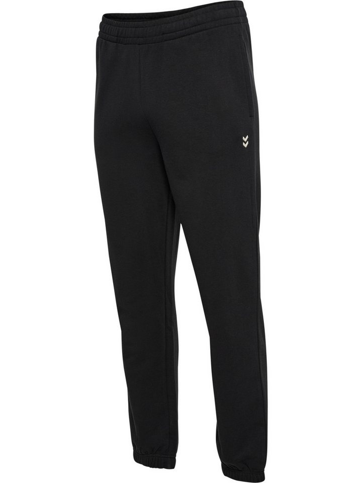 hummel Jogginghose HMLPULSE SWEAT PANTS mit gesticktem Chevron-Logo, aus Baumwolle und Polyester – Bild 3 von 5