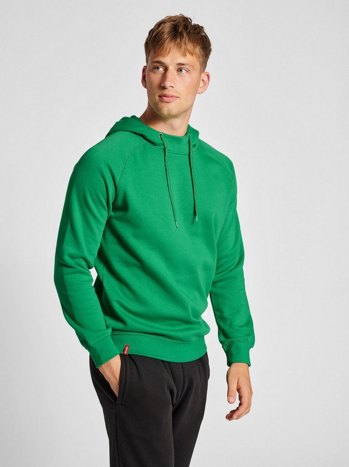hummel Kapuzenpullover Basic hmlRED Classic Hoodie (Baumwolle) grün Herren – Bild 4 von 5