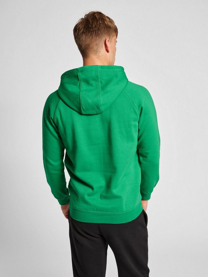 hummel Kapuzenpullover Basic hmlRED Classic Hoodie (Baumwolle) grün Herren – Bild 5 von 5