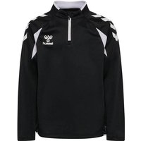 HUMMEL Kinder Sweatshirt hmlCORE 2.0 HALF ZIP KIDS, Größe 140 in Schwarz