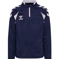 HUMMEL Kinder Sweatshirt hmlCORE 2.0 HALF ZIP KIDS, Größe 140 in Blau