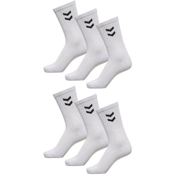 hummel Socken 6-er Set Sport Freizeit Basic Socken mit für Damen (6-Paar, sportlich) BEQUEME BASIC SOCKEN MIT WINKELN