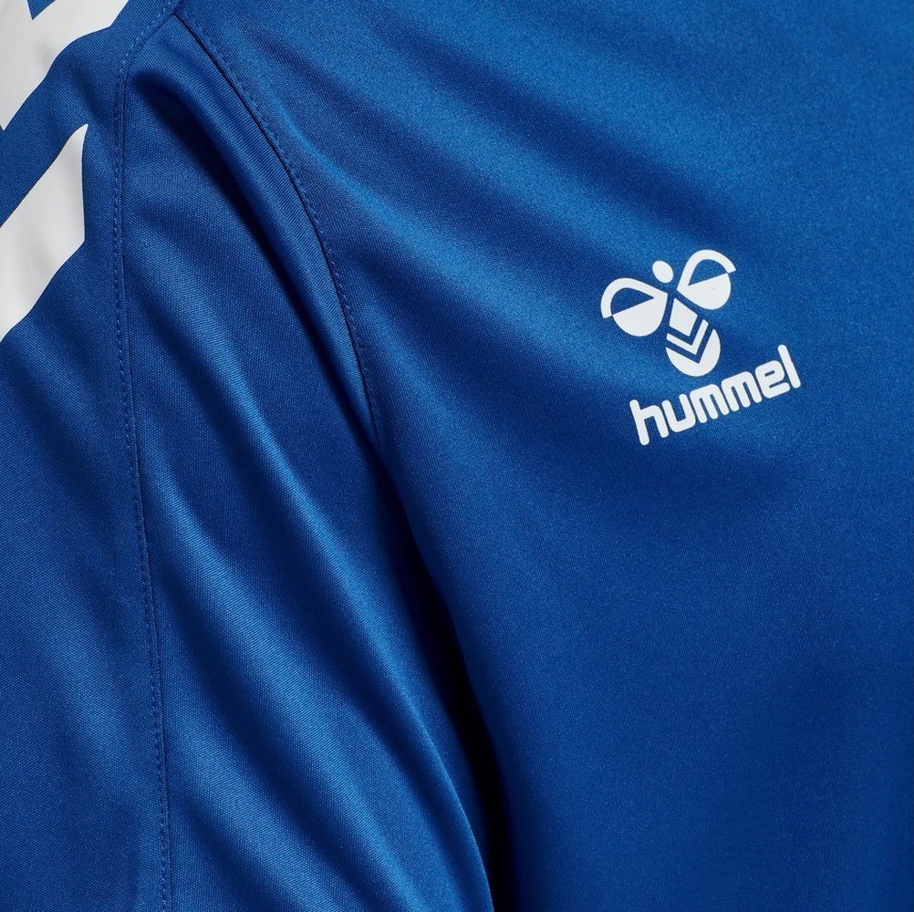 hummel T-Shirt hmlCORE XK Poly Jersey (robuster Doppelstrick) Kurzarm dunkelblau – Bild 5 von 5