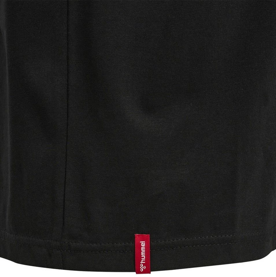 hummel T-Shirt hmlRED Basic (Baumwolle) Kurzarm schwarz Herren – Bild 3 von 5