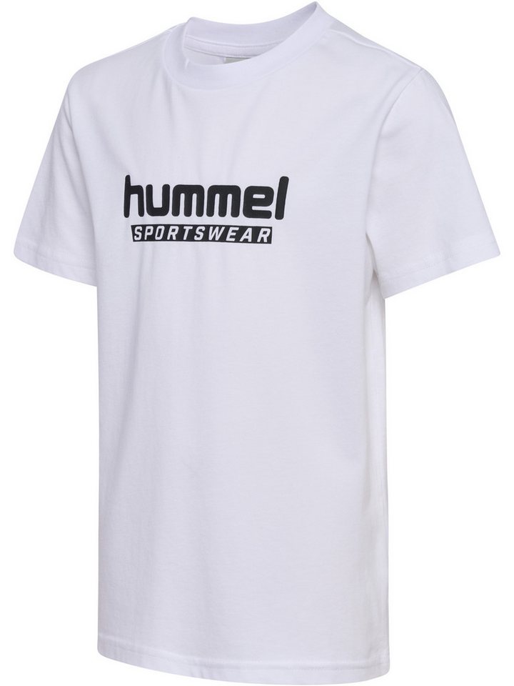 hummel T-Shirt mit geradem Abschluss, aus Baumwolle, normale Länge – Bild 4 von 5