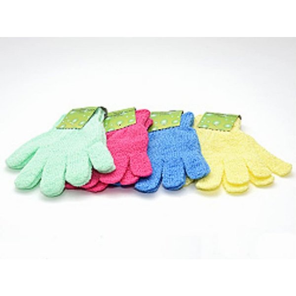 HundB Reinigungsschwamm Massagehandschuh 2er Set, Polyester, zufällige Farbe, Handschuhe Massage Farben Polyester Sonderposten