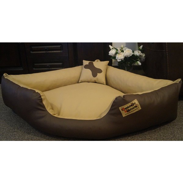 Hundebettenmanufaktur Hundekorb Hundebett Eckbett Kunstleder Canto