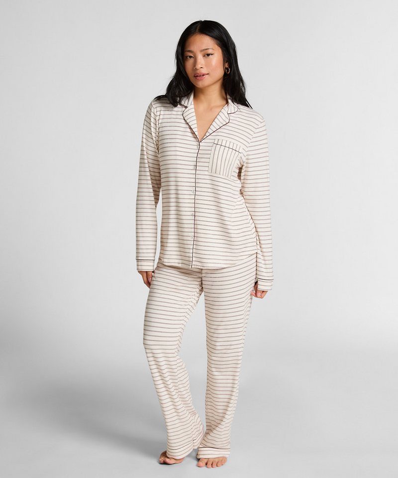 Hunkemöller Pyjama Essential Jersey Long-Sleeved Jacket – Bild 3 von 5
