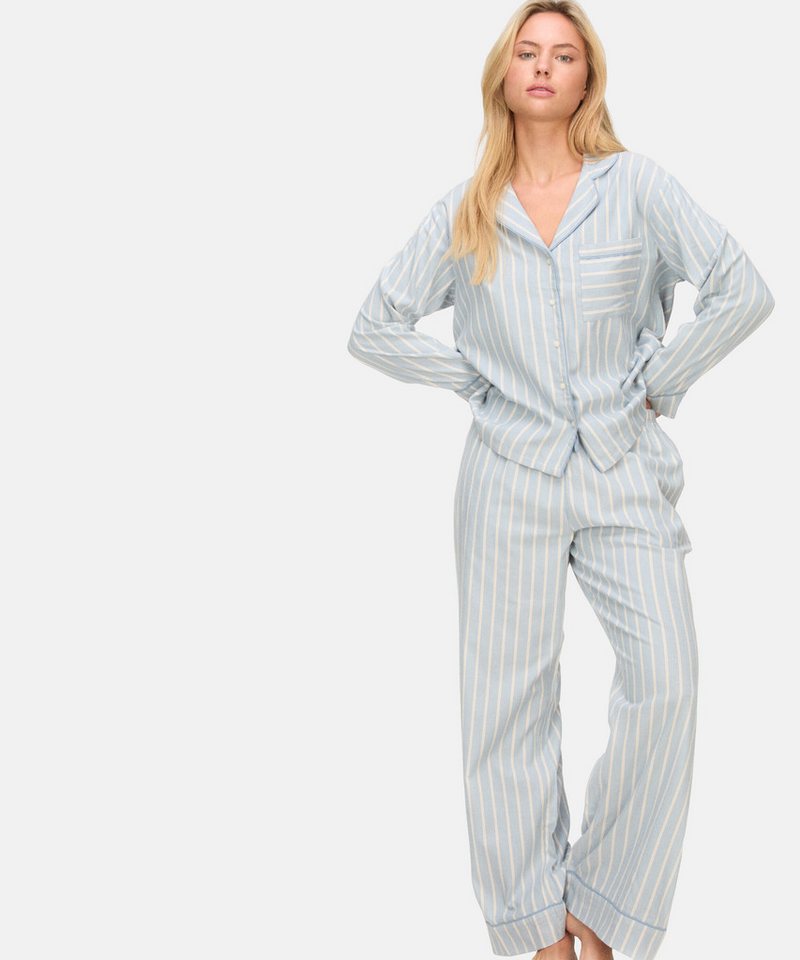 Hunkemöller Pyjama Jacket Longsleeve Woven – Bild 3 von 5