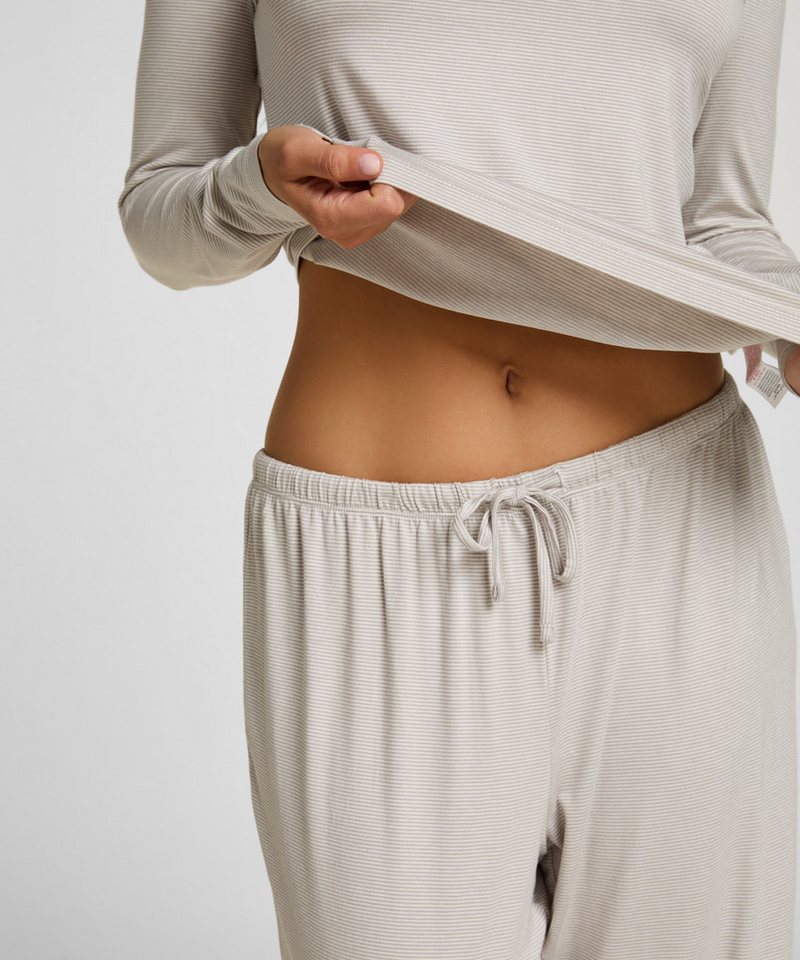 Hunkemöller Pyjama Pyjama Pants Striped Jersey – Bild 2 von 5