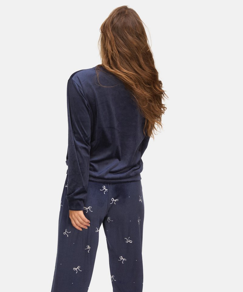 Hunkemöller Pyjama Pyjama Set Velours – Bild 4 von 5