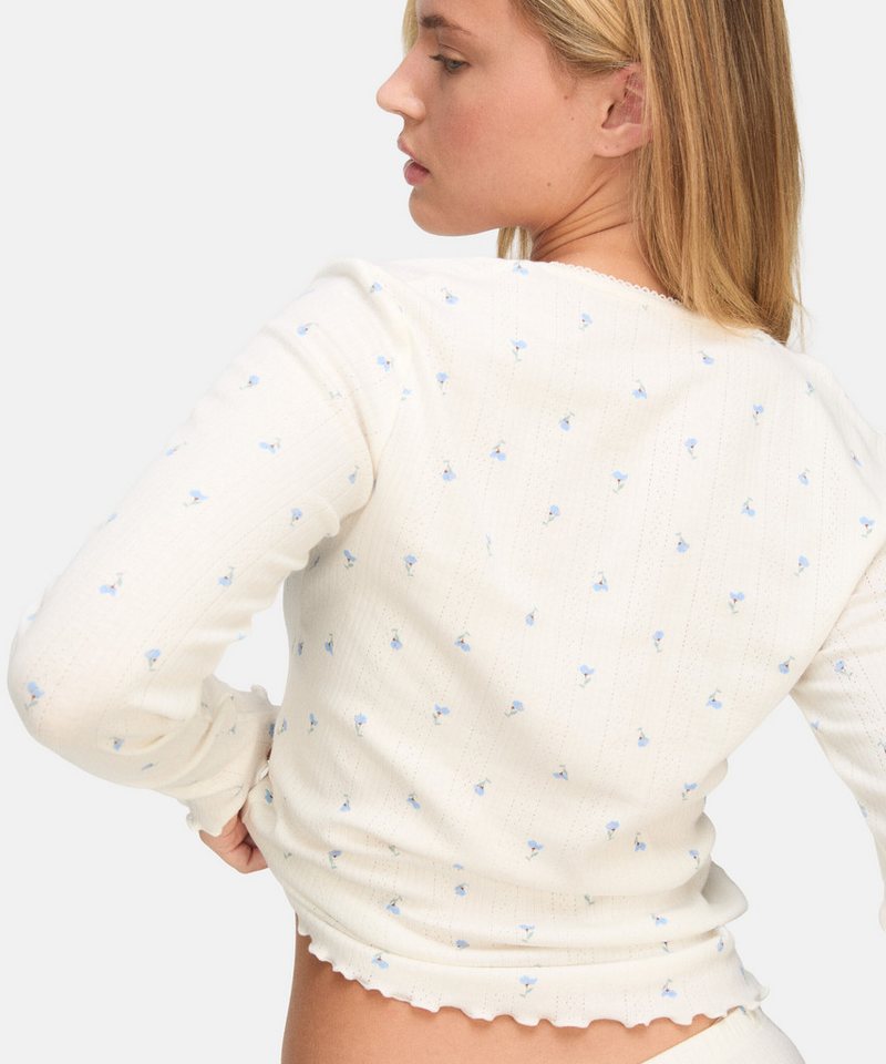 Hunkemöller Pyjama Top Pointelle – Bild 2 von 5