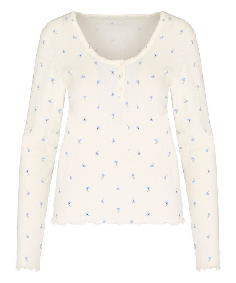 Hunkemöller Pyjama Top Pointelle – Bild 5 von 5