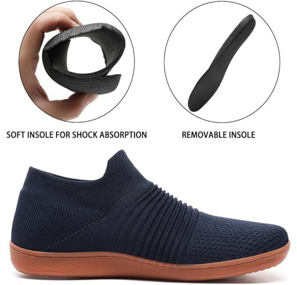 HUSK'SWARE Barfußschuh (Bequeme Breitfußschuhe,Rutschfest und verschleißfest,Verformt sich nicht leicht, Geeignet für Fitness-Training und den täglichen Gebrauc – Bild 3 von 5