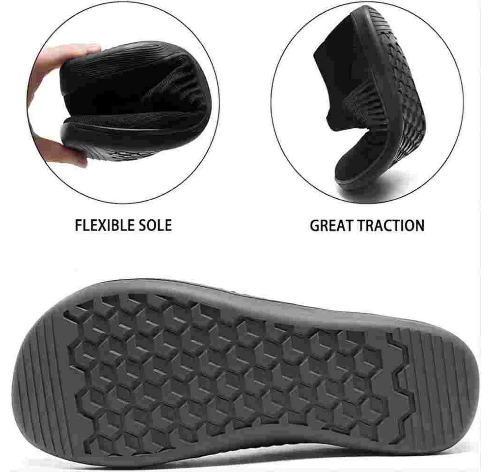 HUSK'SWARE Barfußschuh (Bequeme Breitfußschuhe,Rutschfest und verschleißfest,Verformt sich nicht leicht, Geeignet für Fitness-Training und den täglichen Gebrauc – Bild 4 von 5