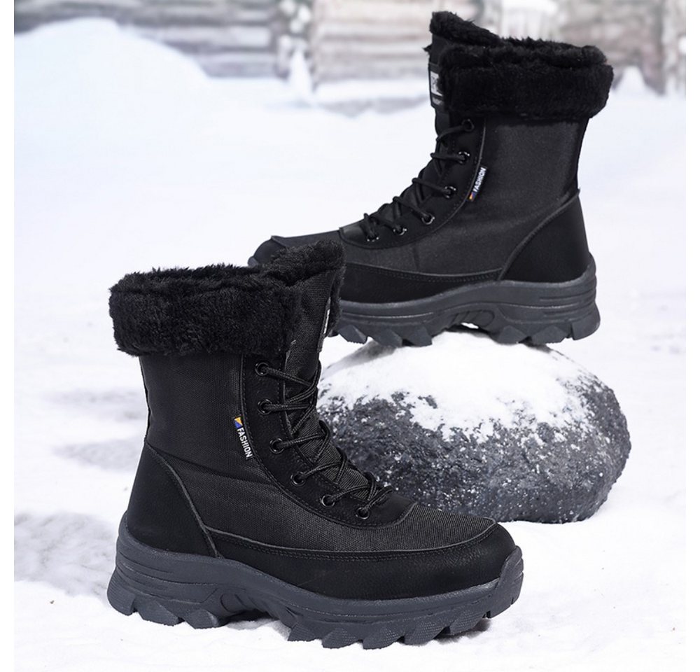 HUSK'SWARE Bequeme Winter-Schneestiefel Snowboots (Individuell anpassbare Schnürung, Warmes Winterdesign) – Bild 3 von 5