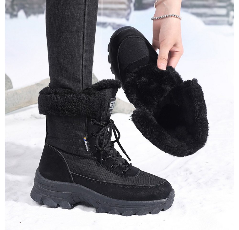 HUSK'SWARE Bequeme Winter-Schneestiefel Snowboots (Individuell anpassbare Schnürung, Warmes Winterdesign) – Bild 4 von 5