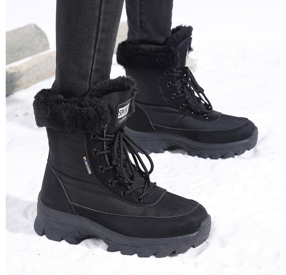 HUSK'SWARE Bequeme Winter-Schneestiefel Snowboots (Individuell anpassbare Schnürung, Warmes Winterdesign) – Bild 5 von 5