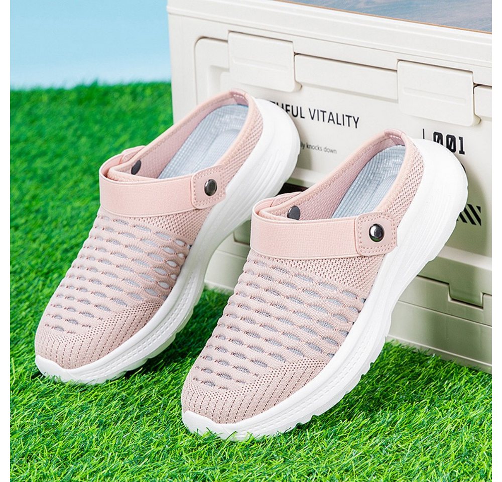 HUSK'SWARE Komfortable Damen Clogs Clog (halb offenes Design, gepolsterte Innensohle) Atmungsaktives Mesh-Obermaterial Rutschfeste und flexible – Bild 2 von 5