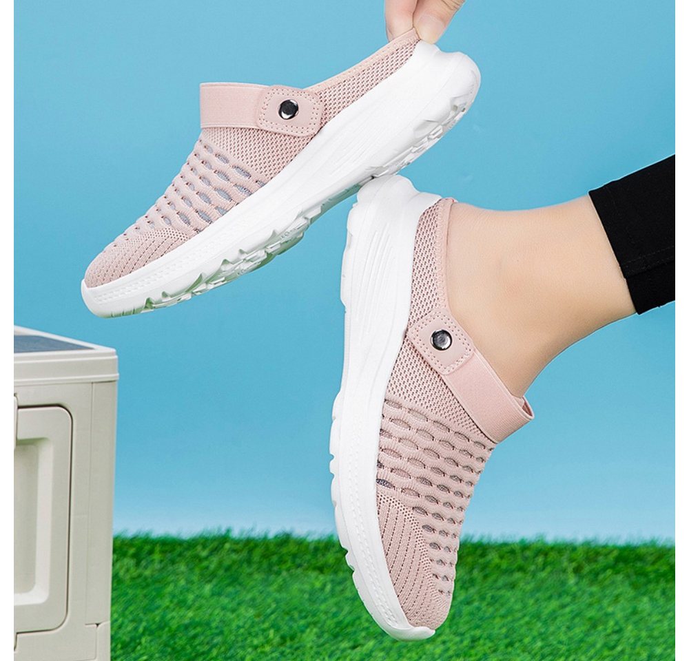 HUSK'SWARE Komfortable Damen Clogs Clog (halb offenes Design, gepolsterte Innensohle) Atmungsaktives Mesh-Obermaterial Rutschfeste und flexible – Bild 5 von 5