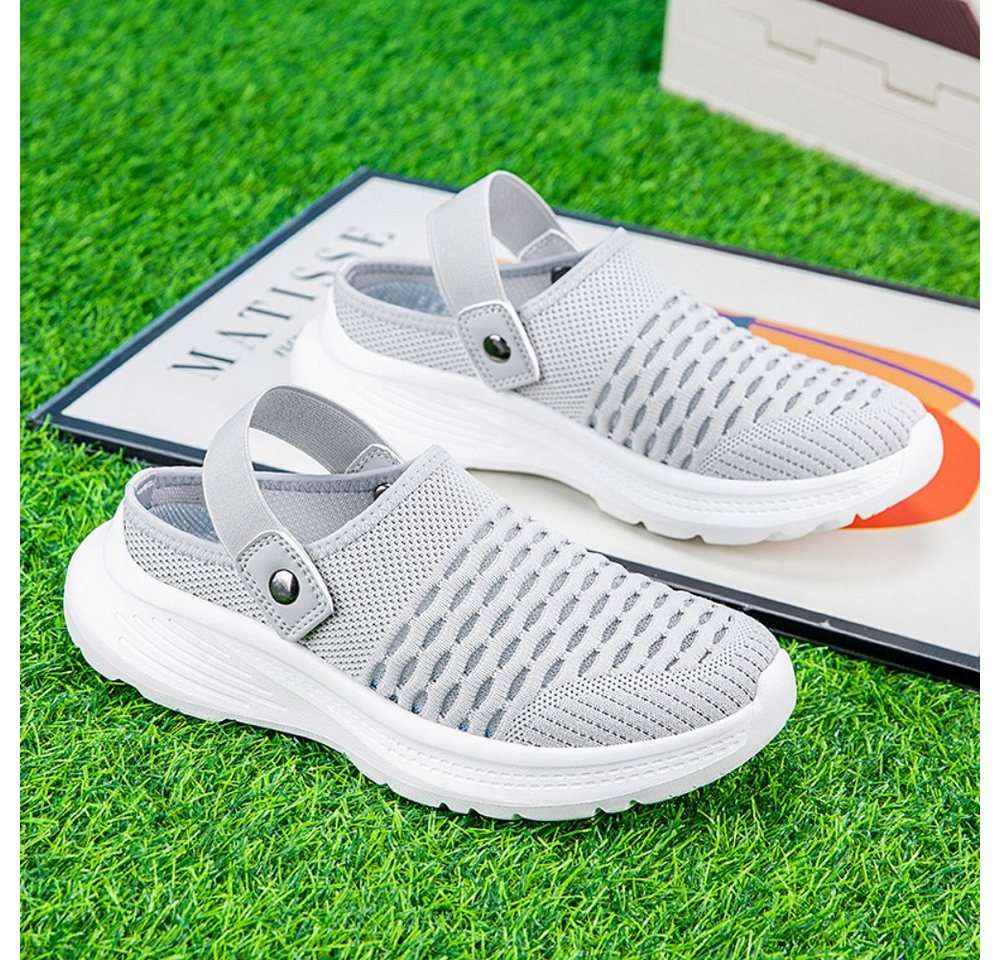 HUSK'SWARE Komfortable Damen Clogs Clog (halb offenes Design, gepolsterte Innensohle) Atmungsaktives Mesh-Obermaterial Rutschfeste und flexible – Bild 3 von 5