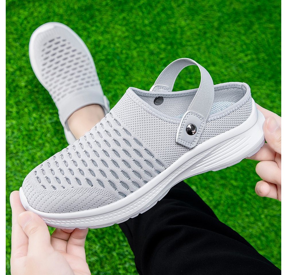 HUSK'SWARE Komfortable Damen Clogs Clog (halb offenes Design, gepolsterte Innensohle) Atmungsaktives Mesh-Obermaterial Rutschfeste und flexible – Bild 5 von 5