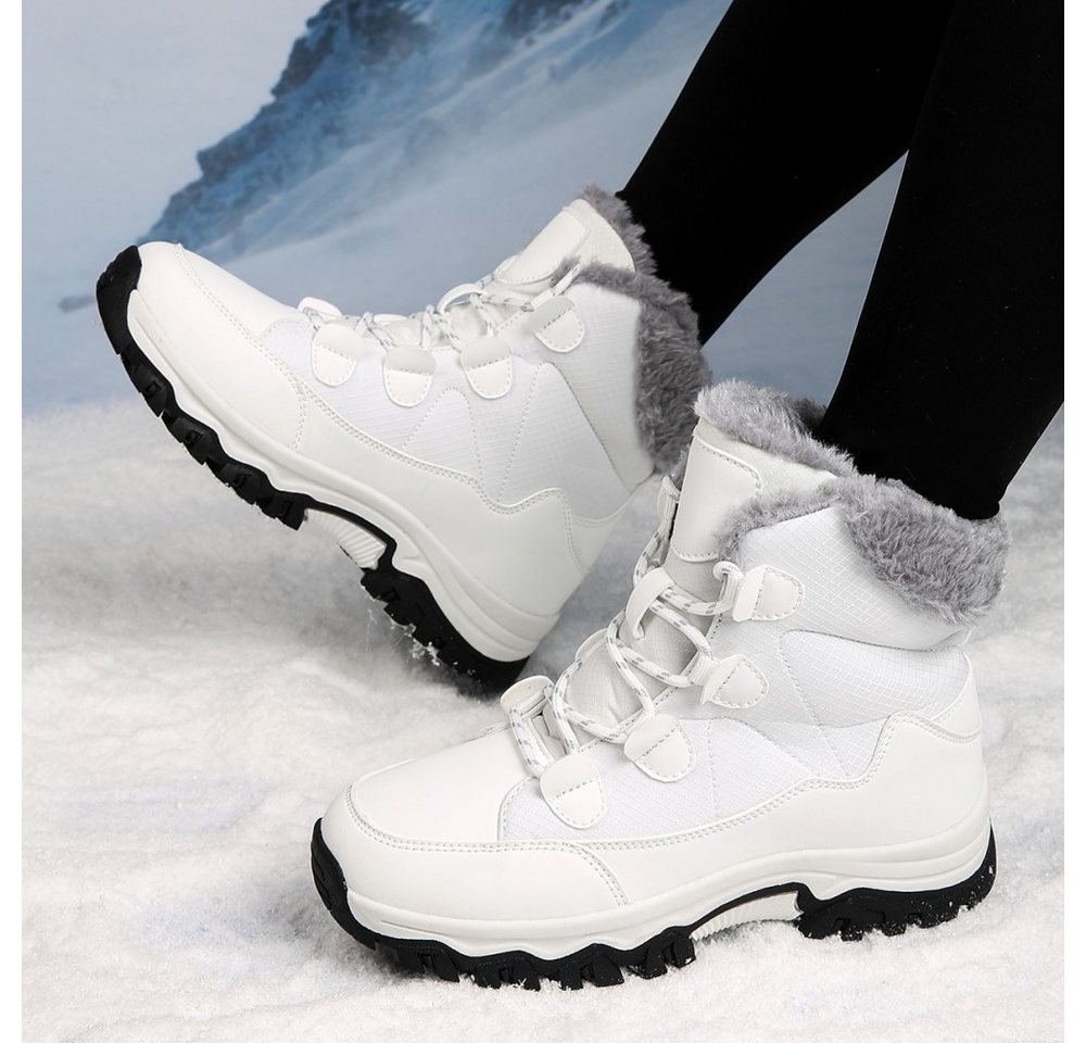 HUSK'SWARE Schneeschuhe Top Winterstiefel mit Fleecefutter (Rutschfeste Sohle Wind- & kälteresistent), Warm gefüttert Bequem & leicht – Bild 3 von 5
