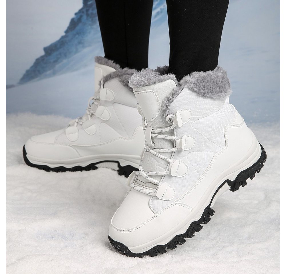 HUSK'SWARE Schneeschuhe Top Winterstiefel mit Fleecefutter (Rutschfeste Sohle Wind- & kälteresistent), Warm gefüttert Bequem & leicht – Bild 4 von 5