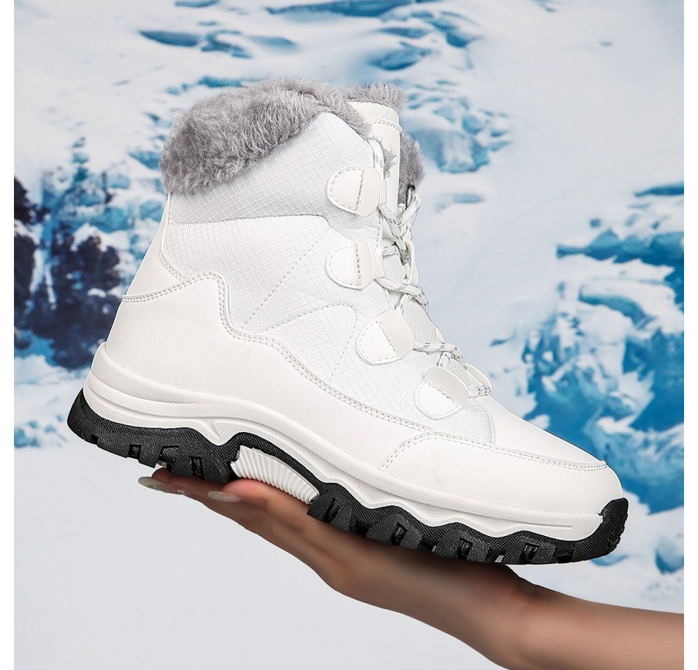 HUSK'SWARE Schneeschuhe Top Winterstiefel mit Fleecefutter (Rutschfeste Sohle Wind- & kälteresistent), Warm gefüttert Bequem & leicht – Bild 5 von 5