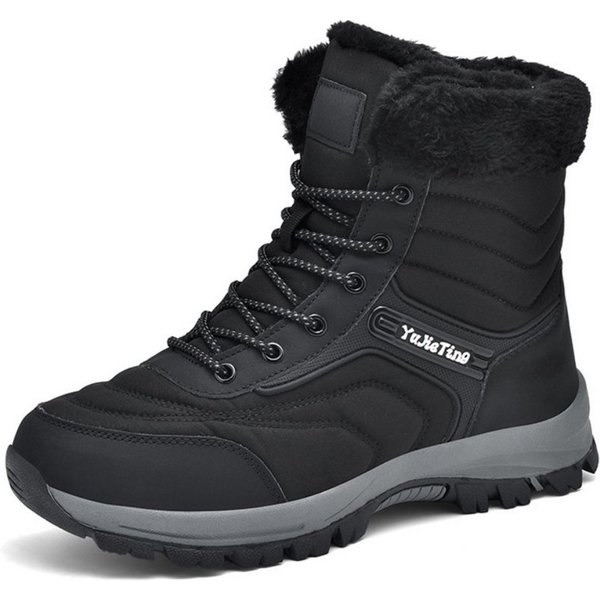 HUSK'SWARE Schneeschuhe (Warme Wanderschuhe, High-Top-Schuhe), efütterte Winterstiefel für Damen & Herrenr- ideal für kalte Tage