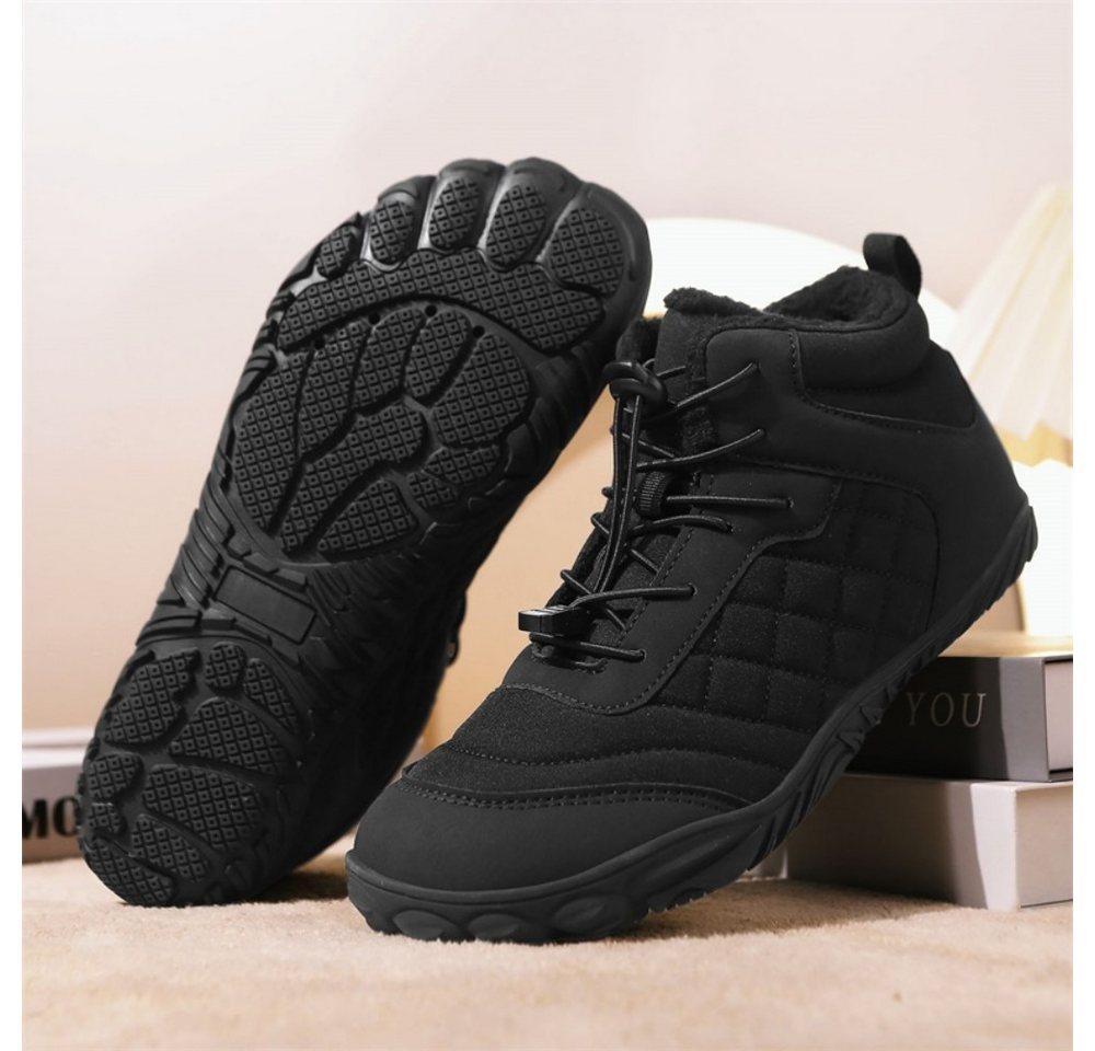 HUSK'SWARE Schneeschuhe (Warme Wanderschuhe, High-Top-Schuhe), efütterte Winterstiefel für Damen & Herrenr- ideal für kalte Tage – Bild 4 von 5