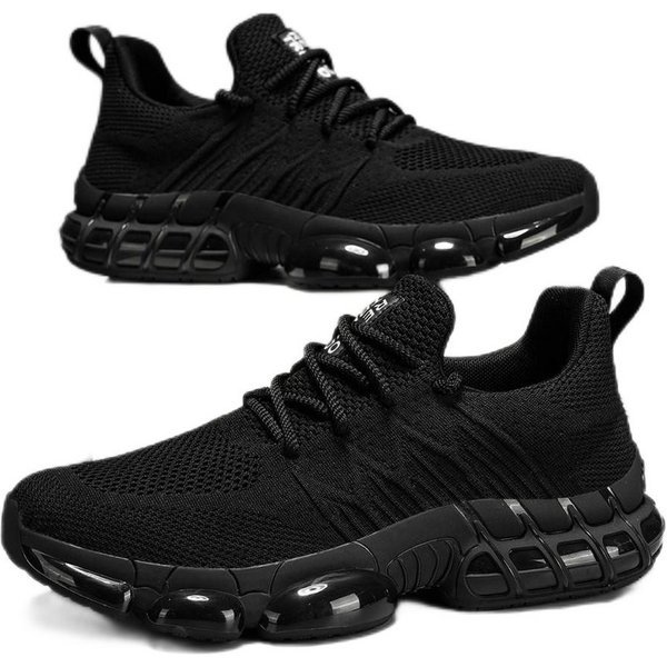 HUSK'SWARE Sneaker (TPR-Außensohle, Flyknit-Obermaterial, Stoßdämpfende Luftpolsterung) Herren verschleißfeste, rutschfeste