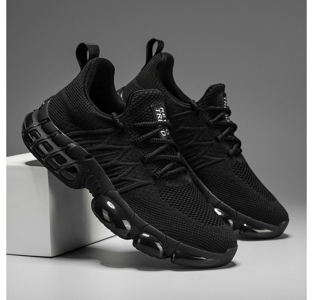 HUSK'SWARE Sneaker (TPR-Außensohle, Flyknit-Obermaterial, Stoßdämpfende Luftpolsterung) Herren verschleißfeste, rutschfeste – Bild 2 von 5