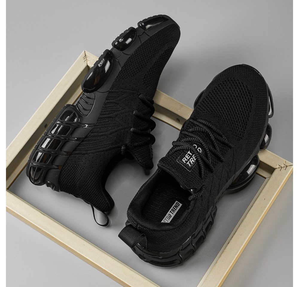 HUSK'SWARE Sneaker (TPR-Außensohle, Flyknit-Obermaterial, Stoßdämpfende Luftpolsterung) Herren verschleißfeste, rutschfeste – Bild 3 von 5