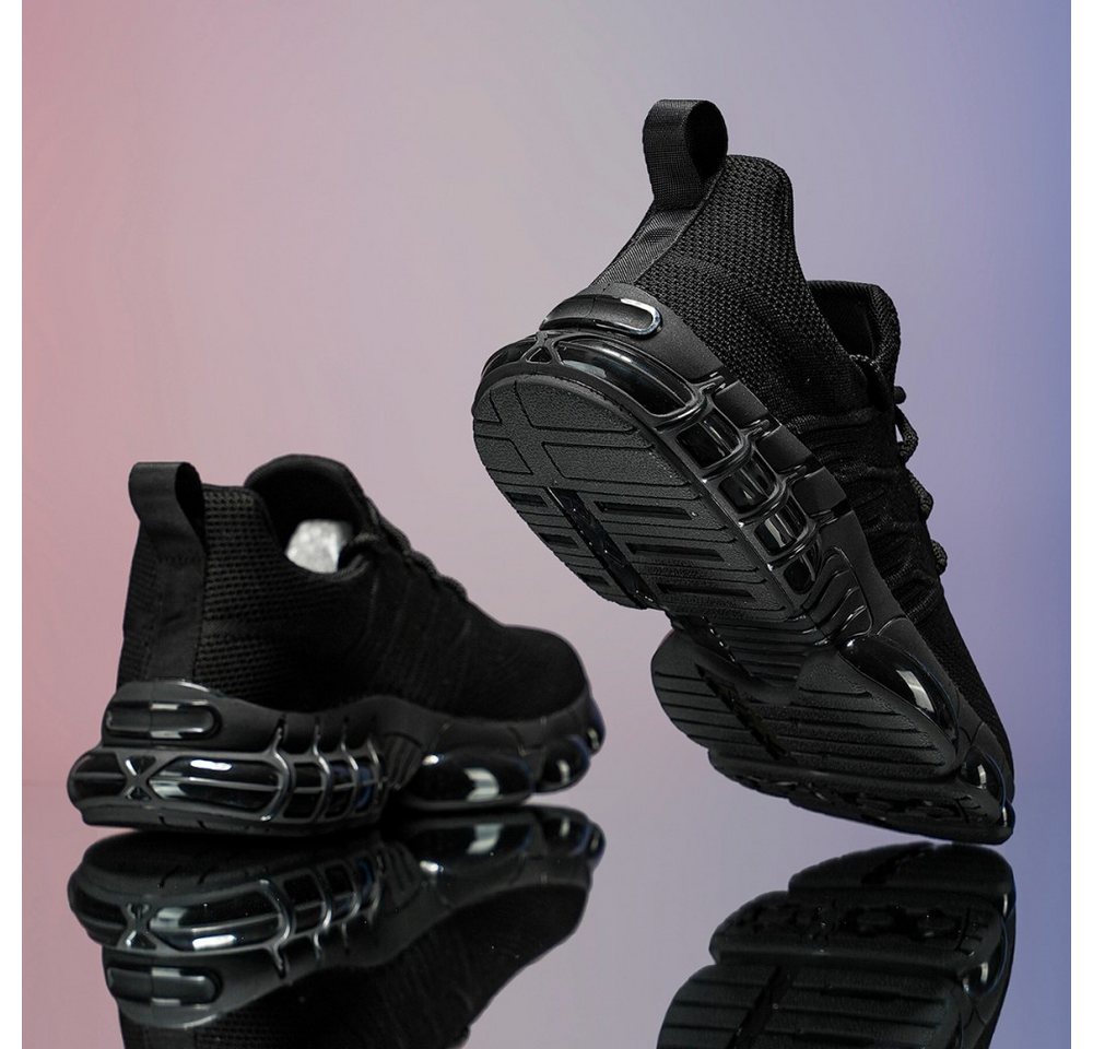 HUSK'SWARE Sneaker (TPR-Außensohle, Flyknit-Obermaterial, Stoßdämpfende Luftpolsterung) Herren verschleißfeste, rutschfeste – Bild 5 von 5