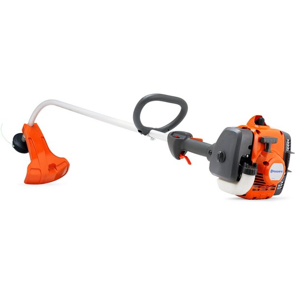 Husqvarna Benzin-Motorsense 122C, 21,7cm³ 2-Takt-Motor, 43 cm Schnittbreite, gebogenem Schaft