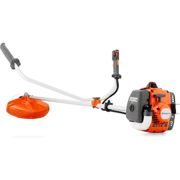 Husqvarna Benzin-Motorsense 129R, 27,6-cm³-X-Torq®-Motor, 43 cm Schnittbreite, Bullhorn-Griff