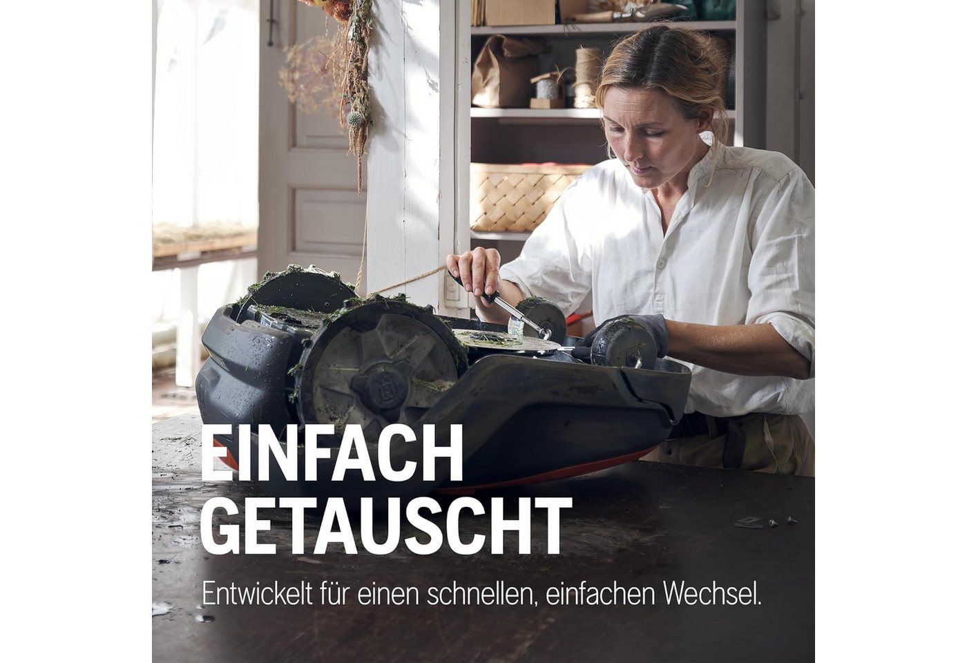 Husqvarna Mährobotermesser Endurance, 6er-Pack Kohlenstoffstahl, für Husqvarna Mähroboter, 4-Kanten-Design – Bild 4 von 5
