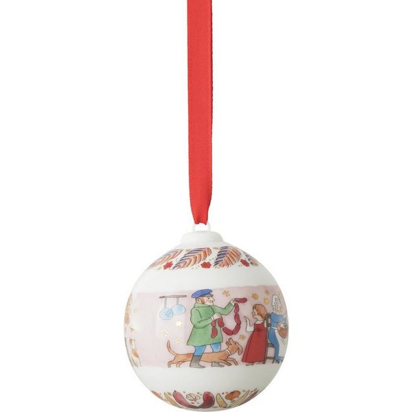 Hutschenreuther Christbaumschmuck Weihnachtskugel 2026, Porzellankugel, Hutschenreuther 2026