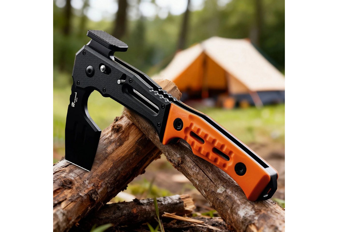 HX Outdoors Multitool OUTDOORS FALCILUX faltbare Axt FT-19 Black, (1 St) – Bild 3 von 5