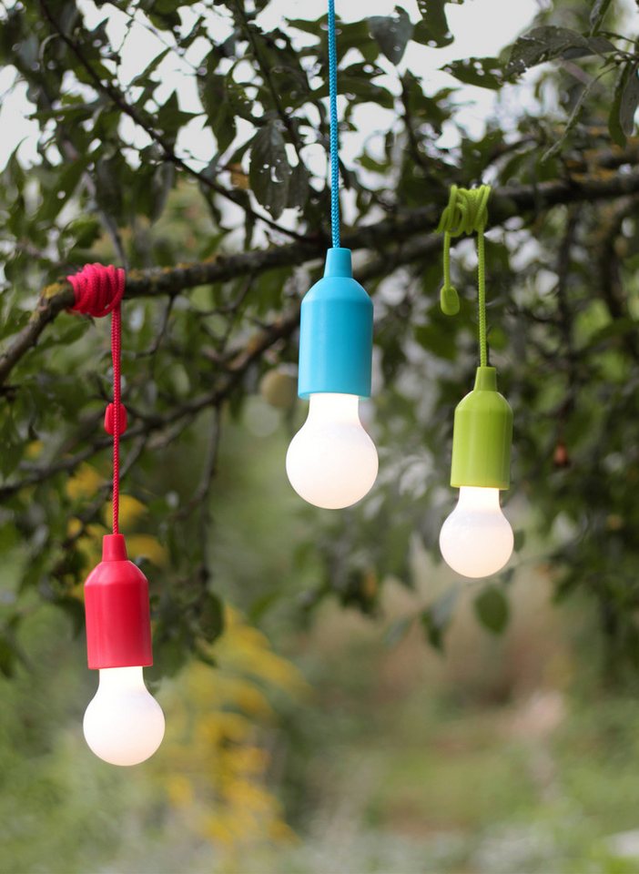 HyCell LED Gartenleuchte Pull-Light mit Zugschalter - Warmweiß LED mit 22 Stunden Leuchtdauer, LED – Bild 5 von 5