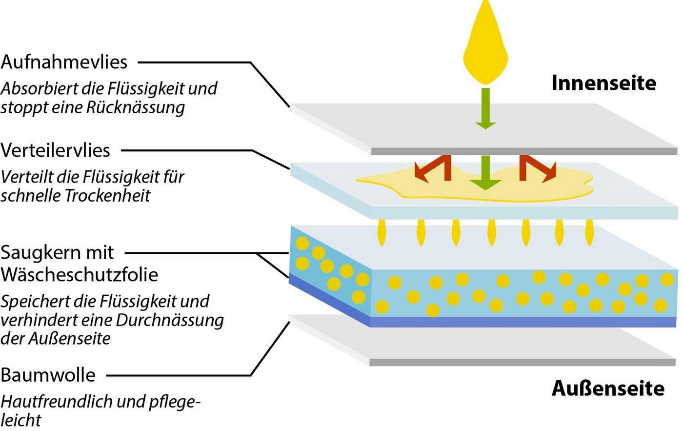 Hydas Inkontinenzslip aus Baumwolle, mit integrierter Saugeinlage Diskret und zuverlässig, unsichtbar unter der Kleidung, waschbar – Bild 2 von 4