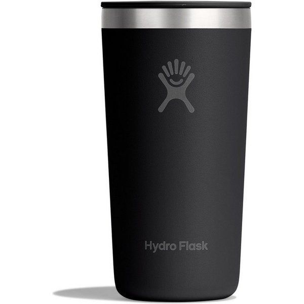 Hydro Flask Thermobecher 12 OZ All Around Tumbler Press-In Lid, 355 ml, 1-tlg., Edelstahl, Kompatibel mit Trinkhalmdeckel und verschließbaren Eindrückdeckel