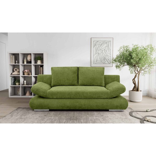 Hygger Möbelhaus Schlafsofa NEXT Schlafsofa mit Bettfunktion, Bettkasten & Federkern, 145 × 202 cm Liegefläche für den täglichen Schlaf, verstellbare Armlehnen,