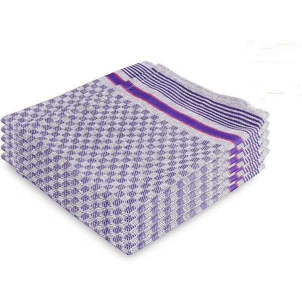 Hypafol Geschirrtuch Grubentücher 100% Baumwolle, 50x90 cm, (5-tlg), pflegeleicht und bei 60° waschbar